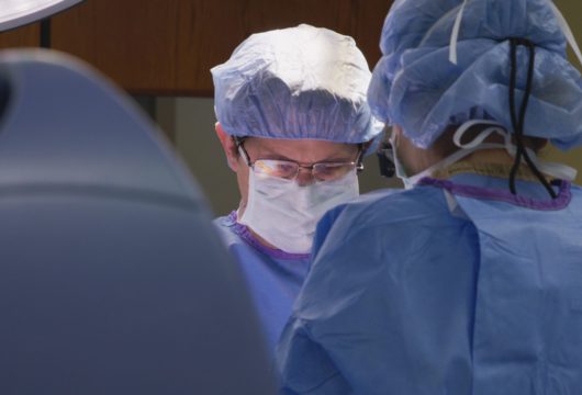Dr. David VanSickle with Denver DBS Center performs deep brain stimulation surgery. Dr. David VanSickle with Denver DBS Center performs deep brain stimulation surgery.