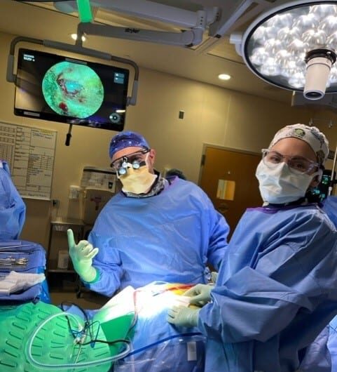 Teligen surgery in Parker, Colorado.