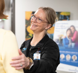 The DBS Nurse Navigator at the DBS Center is with patients every step of the way from before surgery, to long after.