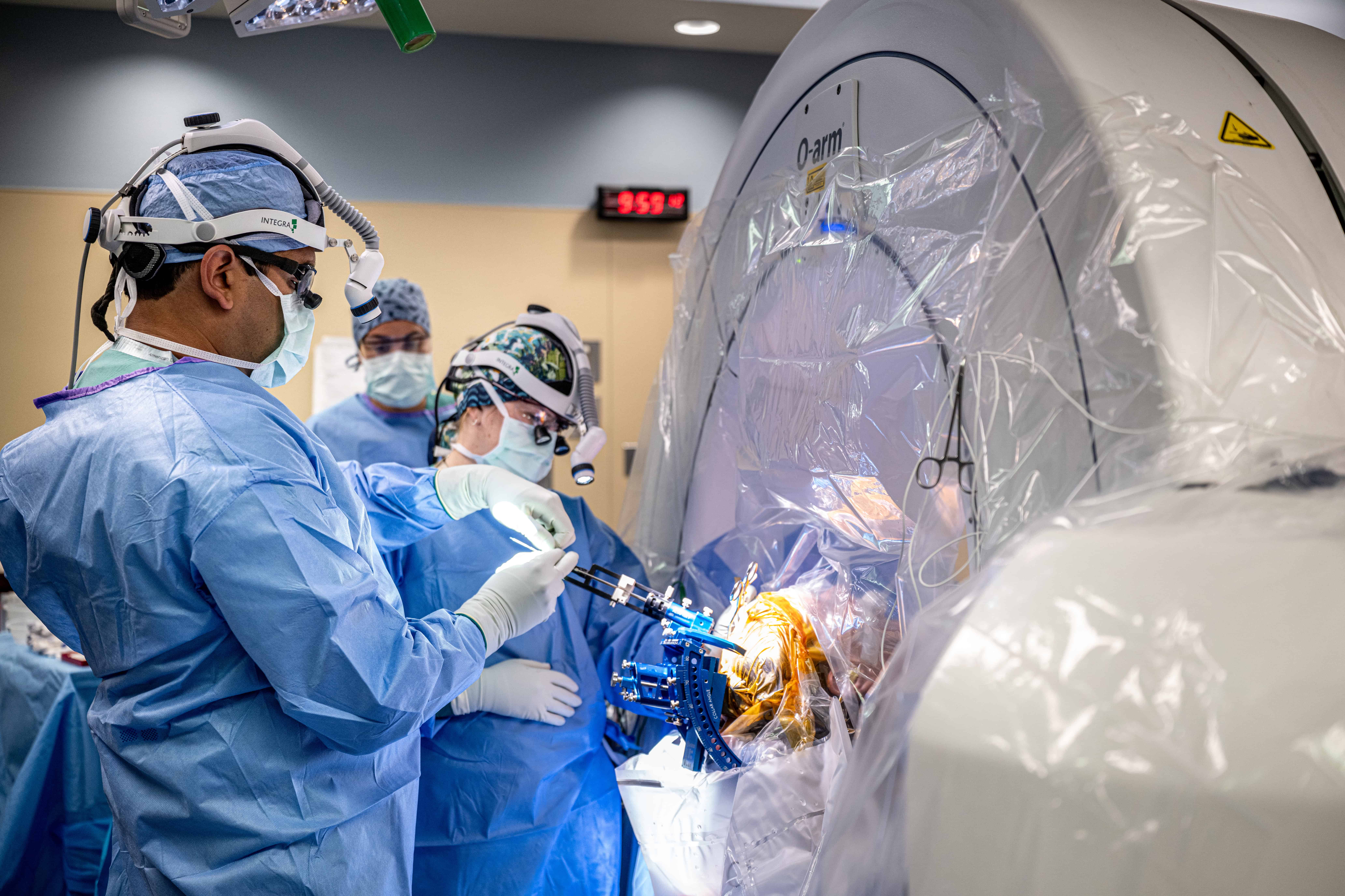 DBS lead implantation